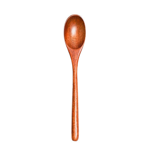 Anti-scald Wood Tea Coffee Spoons