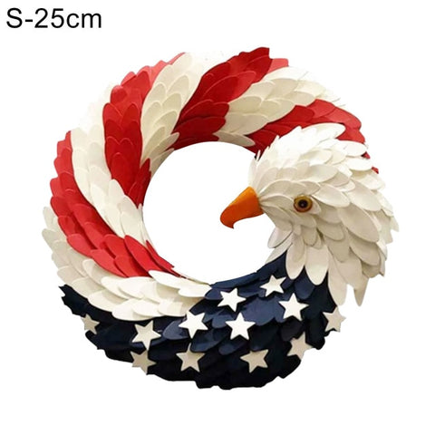 DIY America Patriotic Eagle Wreath Garland  Household  Decor