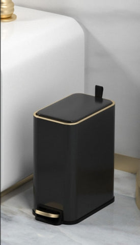 Rectangular Trash Can with Pedal Portable