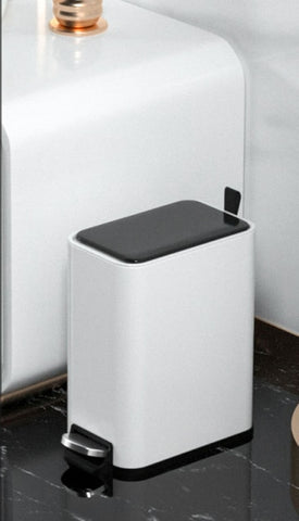 Rectangular Trash Can with Pedal Portable