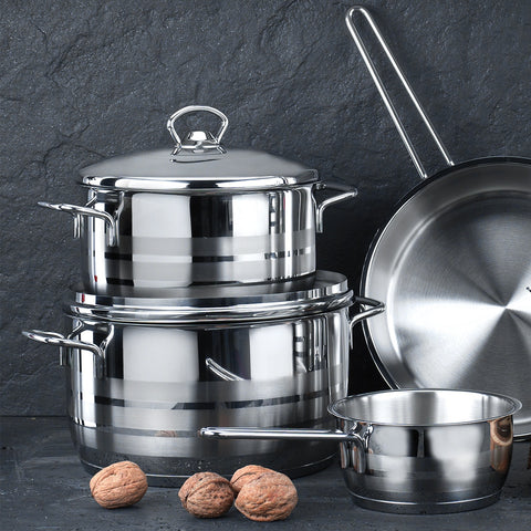 9-Piece Stainless Steel Cookware Set