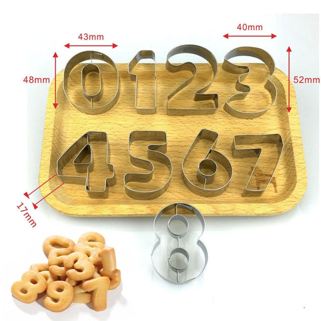 4pcs/set Cookie Cutter Molds Aluminum DIY Star Heart Biscuit Molds Fondant Pastry Decorating Baking Kitchen Tools