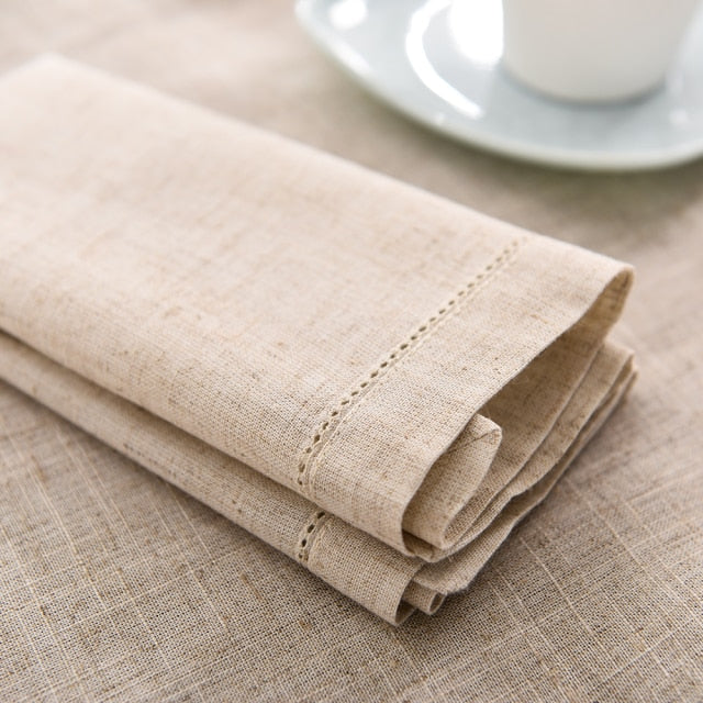 Linen Fabric Napkin Tablecloth