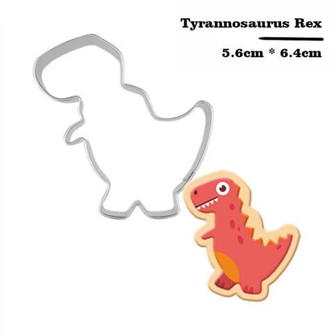 Jurassic Dinosaurs Various Animals Cookie Cutters Cooking Tools Decoration Mold Baking Fondant Sugar Craft Molds DIY Cake